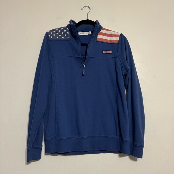 Vineyard Vines Womens Flag Shep Shirt - Size S - Picture 1 of 7